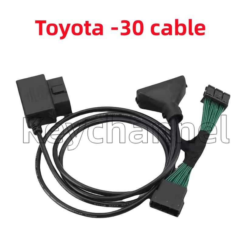 Keychannel Toy30 Cable 8A BA 4A Smart Key Programming Cable for OBDSTAR K518 Xhorse Key Tool Plus for TMLF19T TMLF19D Toyota 30