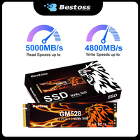 Bestoss 5000MB/s SSD M.2 NVMe 2TB 1TB 512GB PCIe Gen 4.0 M2 2280 Hard Disk Internal Solid State Drive Disk for Laptop Desktop