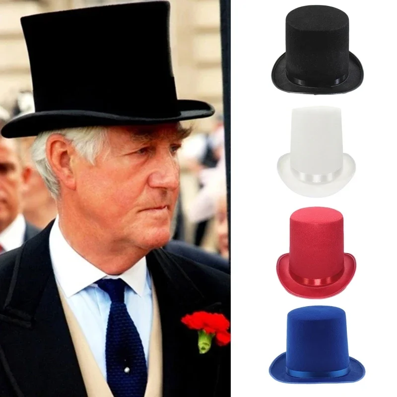 Chapeau haut-de-forme de magicien chapeau haut-de-forme noir chapeau habillé de magicien carnaval discothèque melon chapeau haut-de-forme Jazz spectacles sur scène