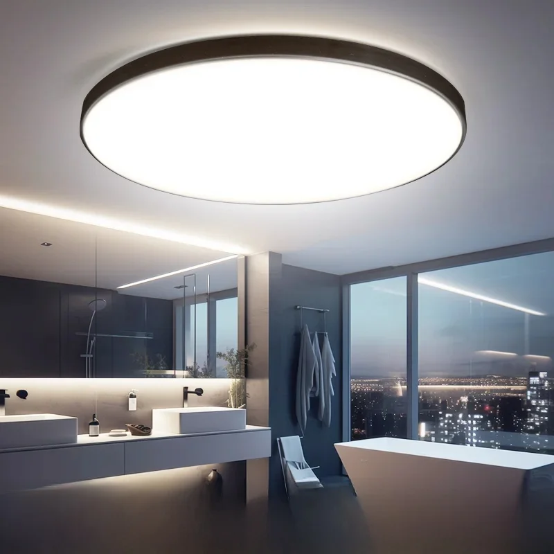 Waterdichte Badkamer Lamp Plafond Led Plafondverlichting 18W 30W 40W Ronde Led Plafondlamp Voor Keuken woonkamer Toilet Kamer 220V - afbeelding 2