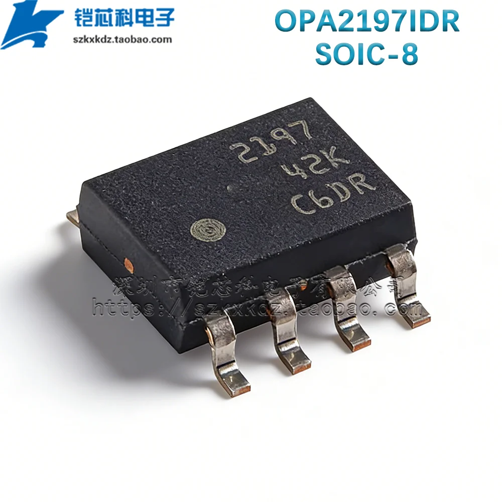10Pcs New Original OPA2197IDR 2197 SMD SOIC-8 IC Dual 36-V, precision, rail-to-rail input output, low offset voltage op amp