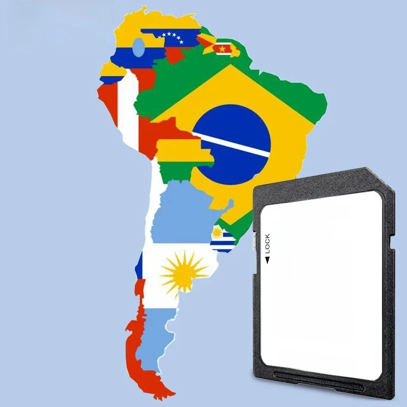 Sat Navi 2023 South America Maps SD GPS Card with Connect1 System SD Card for Mazda 2/3/6/MX5/CX5/CX9 Nawigacja samochodowa — zdjęcie produktu 7