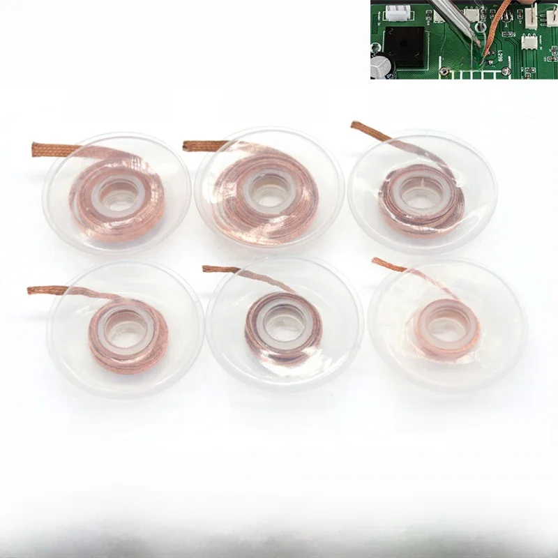 Tresse à dessouder, 1 à 50 pièces, largeur 1 1.5 2 2.5 3 3.5 4mm, mèche de soudage, fil de 1.5m, flux de soudage, outil de réparation BGA