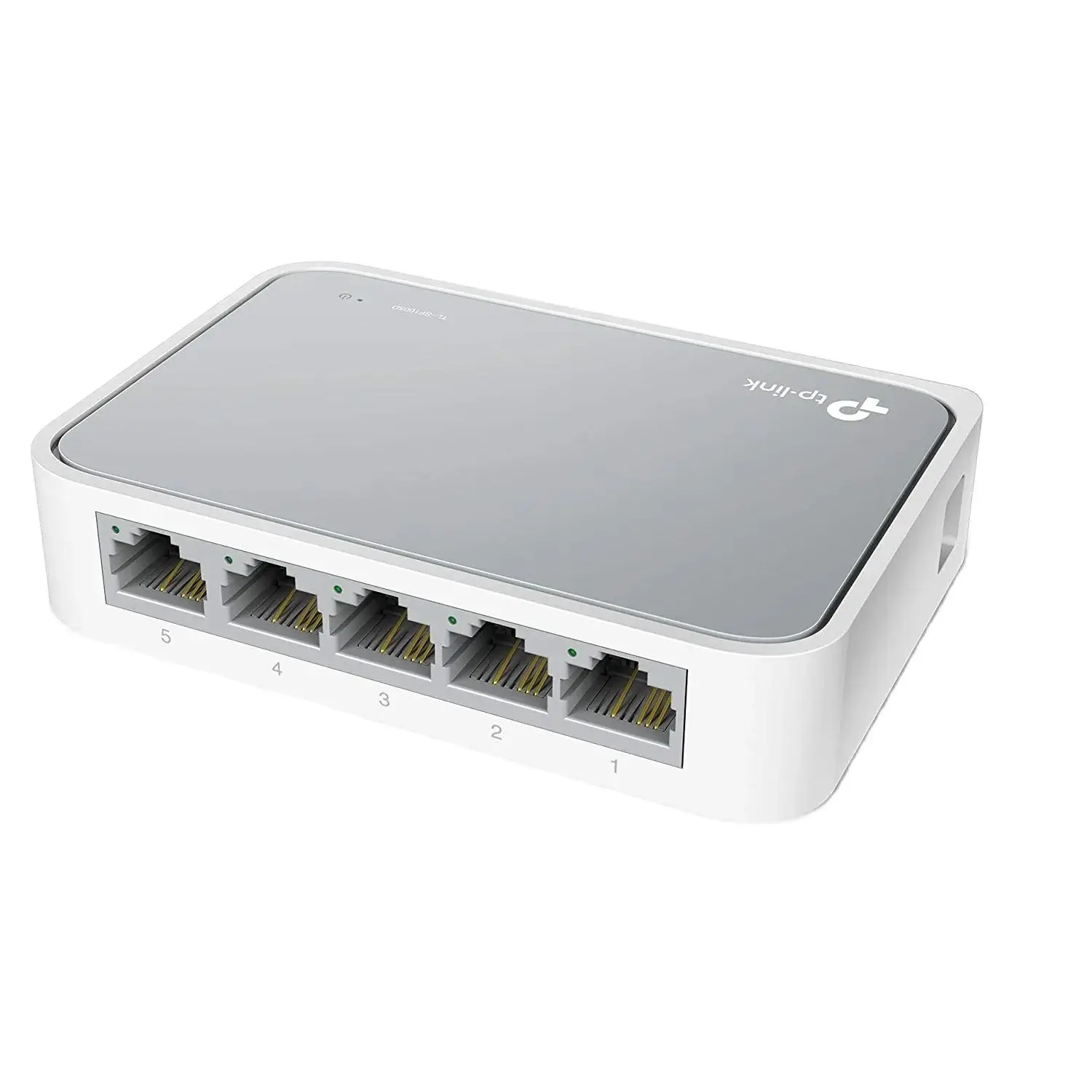 TPlink TL-SF1005D, Fast Ethernet Switch 5 Port 10/100 Mbps, Desktop Ethernet Splitter, Ethernet Hub, Plug & Play, White