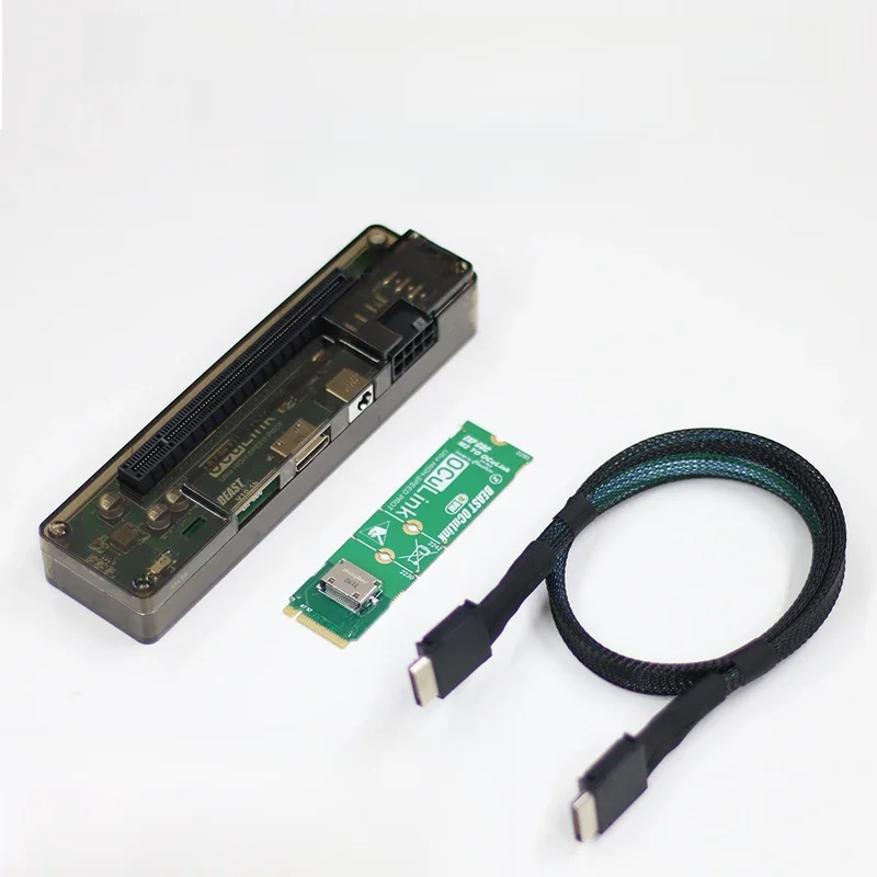 EXP GDC OCuLink High Speed GPU Dock PCIe 4.0x4 Mini PC Notebook Laptop do zewnętrznego Adapter do kart graficznego M.2 Mkey do OCuLink — zdjęcie produktu 7