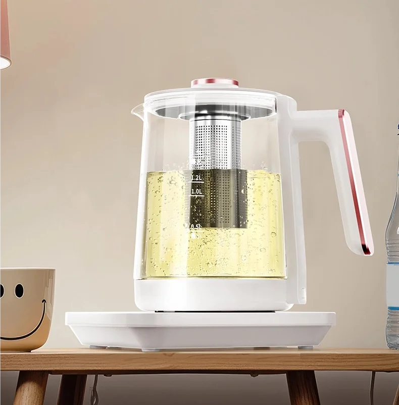 Babysmooth Hervidor inteligente de 1,5 L: control de temperatura, multifunción, jarra de vidrio, ebullición rápida y mantenimiento caliente