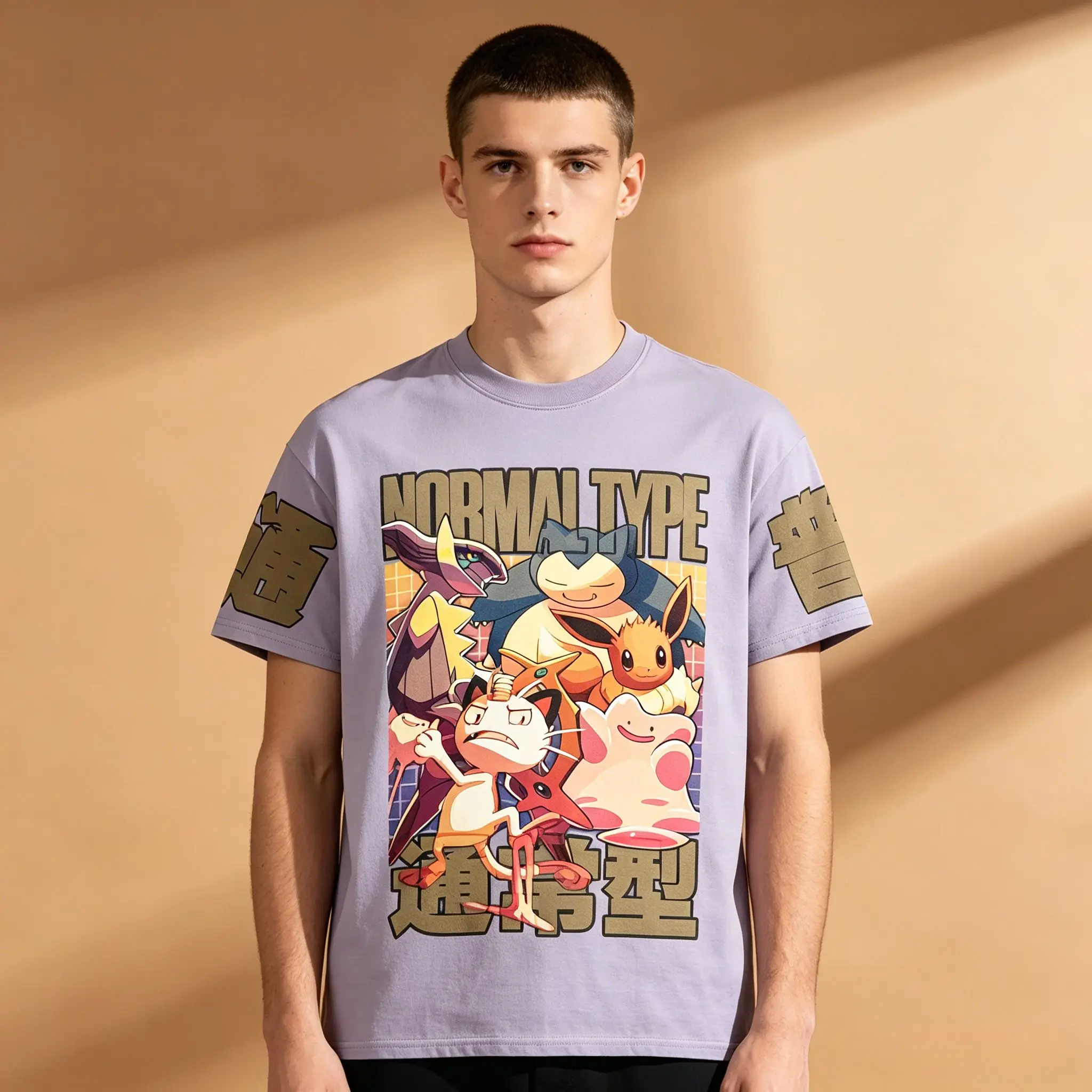camiseta-grafica-vintage-do-grupo-de-tipos-normais-do-pokemon-para-homens-lavanda-claro-moda-anime-otaku-camiseta-casual-de-manga-curta