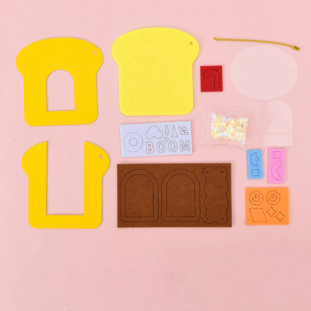 مجموعة أدوات إطار الصورة المصنوعة يدويًا تجعل إطارات الصور الخاصة بك تناسب 2 بوصة خشخيشات الصور مع سلسلة المفاتيح والحرف الفنية الإبداعية #6