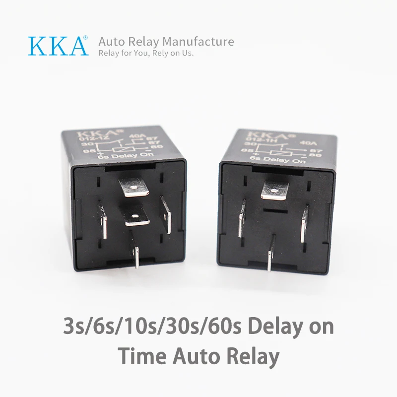 12V Time Delay Relay SPDT SPST Relay, 1s 6s 10s 30s 1min second Delay on Relay, Programmable Delay on Delay Off Relay