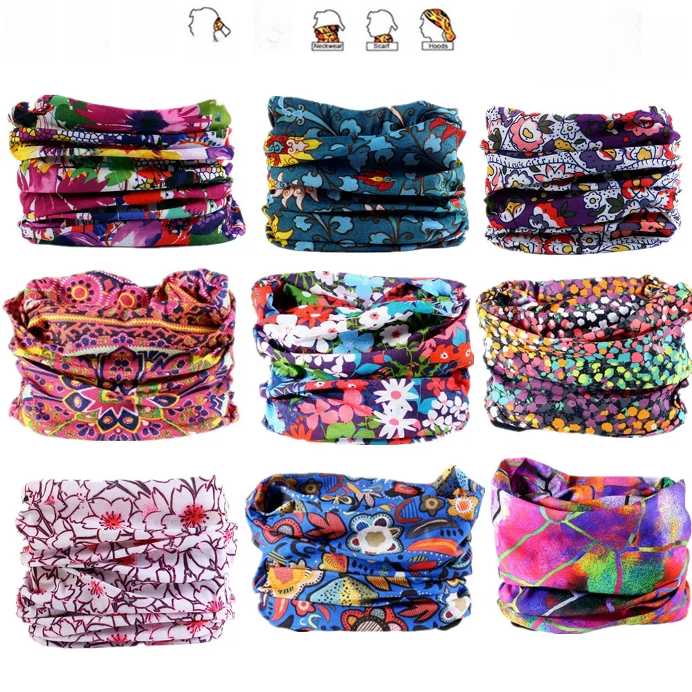 AliExpress oein Sale Multicolor Magic Fashion Head Face Mask Neck Gaiter Snood Headwear Motorcycle Cycling Tube