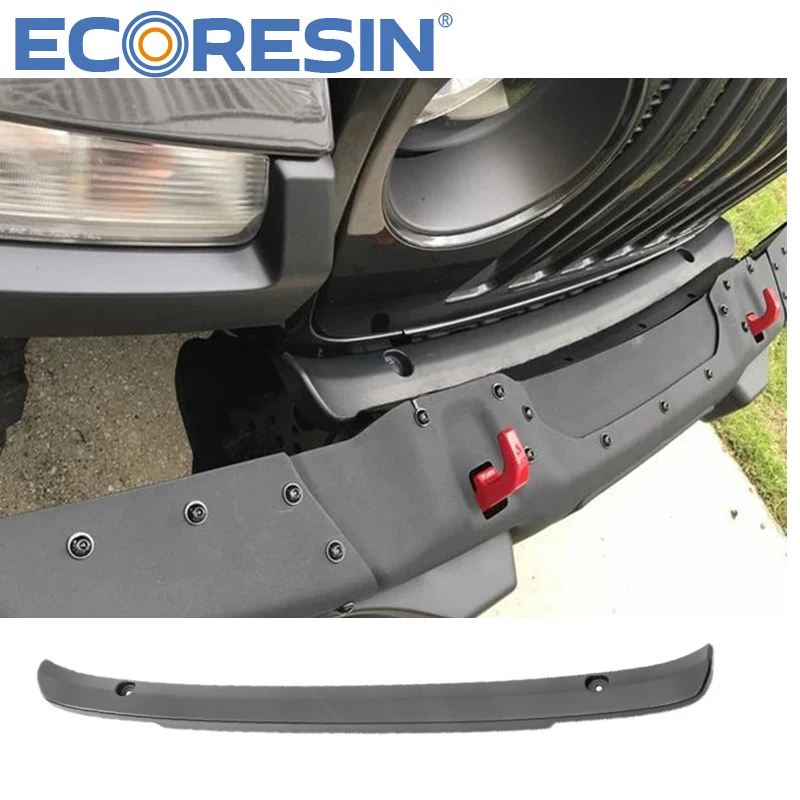 For JEEP 4*4 Wrangler JL 10th Anniversary Bumper Shielding  Slit GAP Plate  ABS Car  Accessory Parts