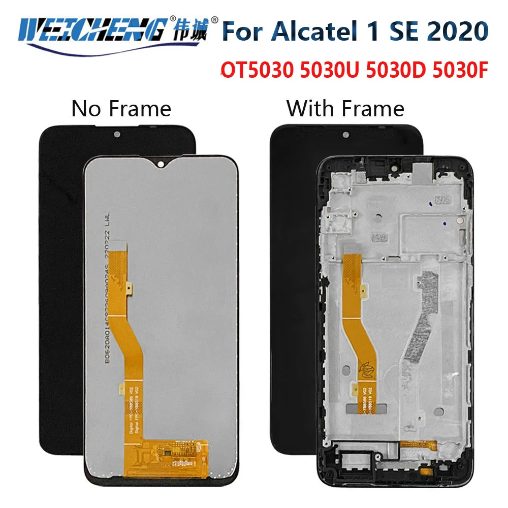 

6.22" For Alcatel 1 SE 1SE 2020 LCD OT5030 5030 5030U 5030D 5030F LCD Display With Frame Touch Screen Digitizer Glass Assembly