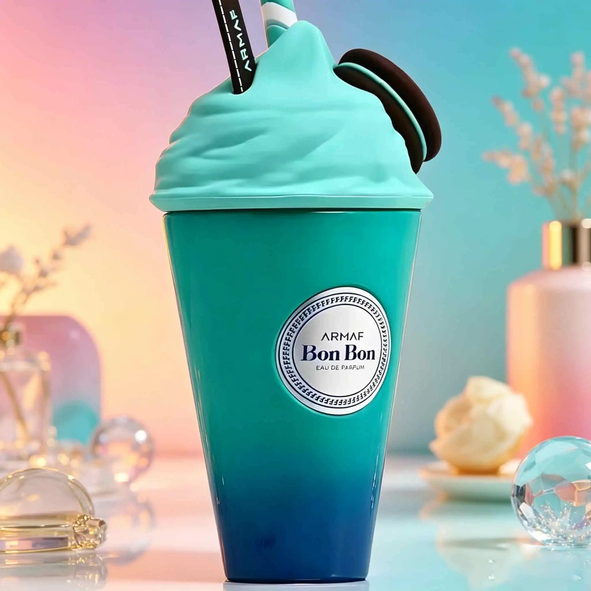 

Bon Bon perfume, opened with a fresh and sweet fragrance of flowers and fruits, is cured like melting mint ice cream. The bottle shape is soft and cute, eye-catching, sweet and not greasy, with a girlish smell. It is daily commuting and dating