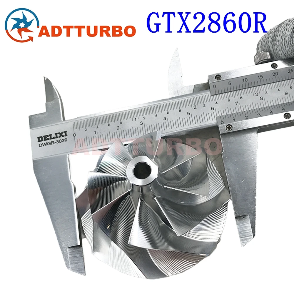 

Turbo Compressor Wheel MFS Billet GTX2860R 46/ 60mm 856800-5003S Turbine Parts for Garrett Performance 1.4L-2.5L 200-475HP
