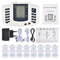 JR309 Electric Stimulator Full Body Relax Muscle Therapy Massager Pulse tens Acupuncture Body Massager 16pcs pads
