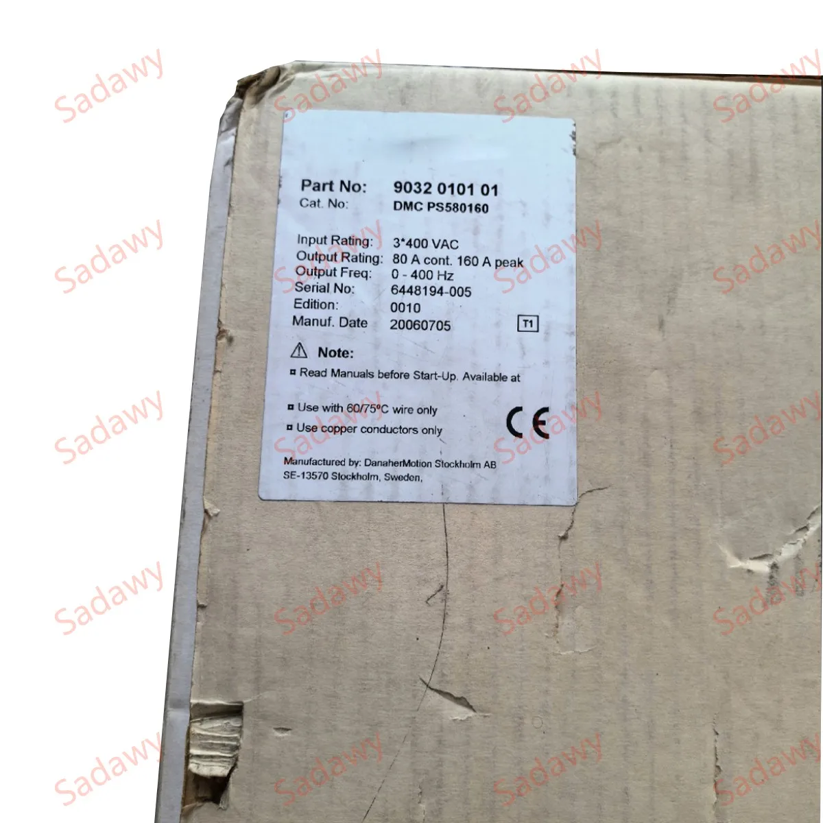 Dana-her 新品オリジナル DMC PS 580160   サーボドライバー