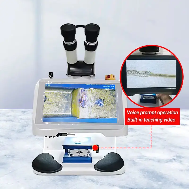 

100W 150W Automatic Mini Steel Metal Aluminum Jewellery Spot Fiber Laser Lazer Welder Welding Machine For Silver Gold Cooper