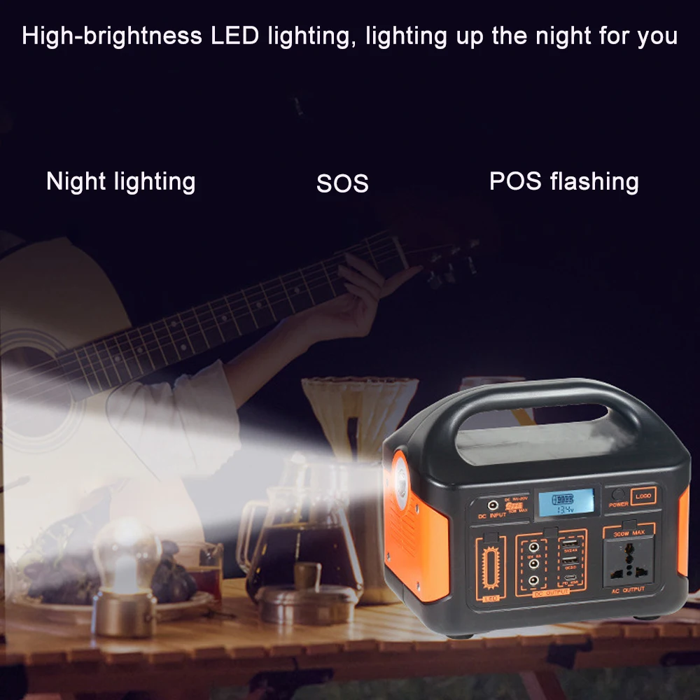 Gaiaray 500 W tragbares Kraftwerk 460 Wh LiFePO4 Solargenerator 220 V Ladestation USV-Kraftwerk für Camping-Notfälle – Detail 11