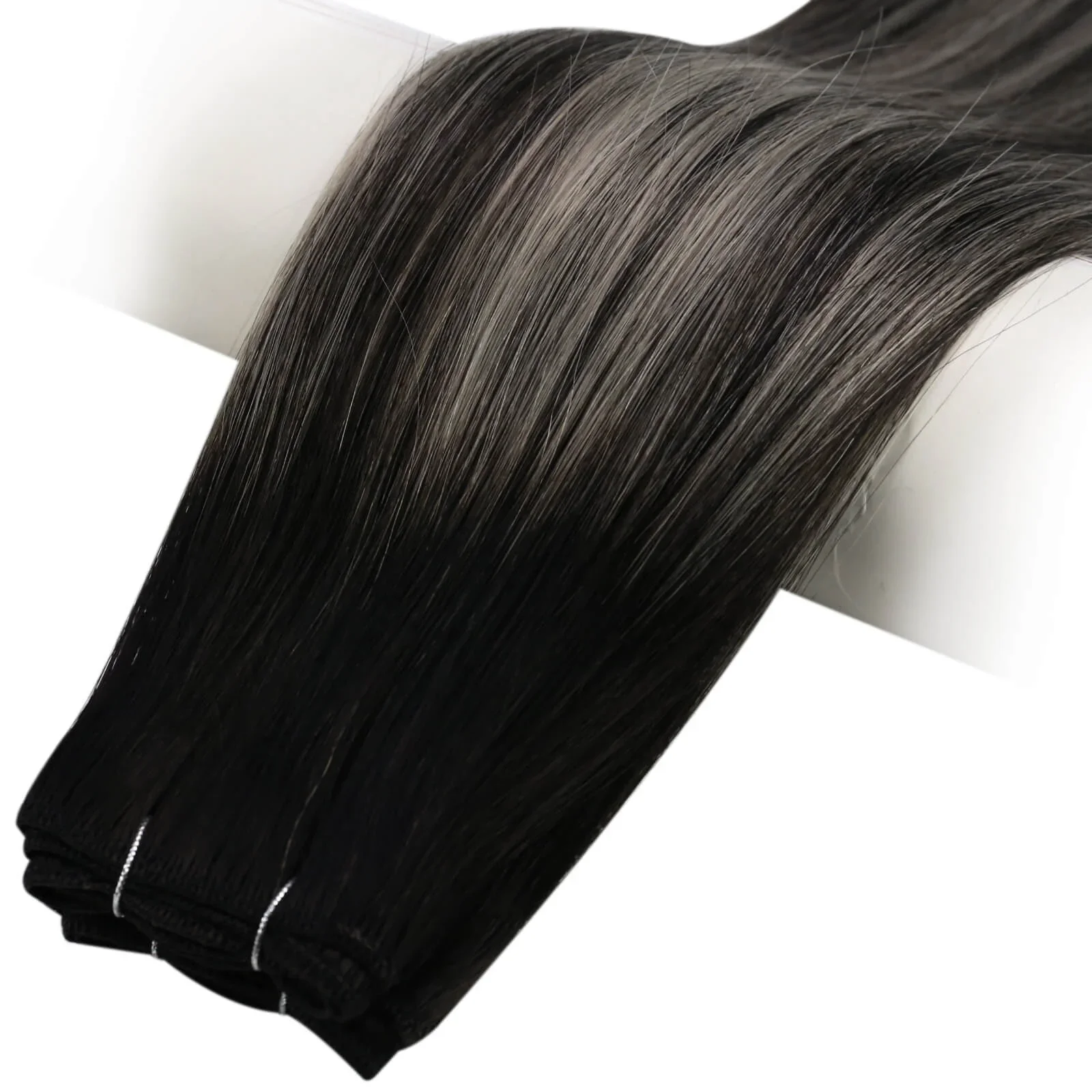 Laavoo virgem trama extensão do cabelo humano 50g & 100g 16-24 polegada 100% real em linha reta cabelo humano brasileiro de alta qualidade pacotes sem costura