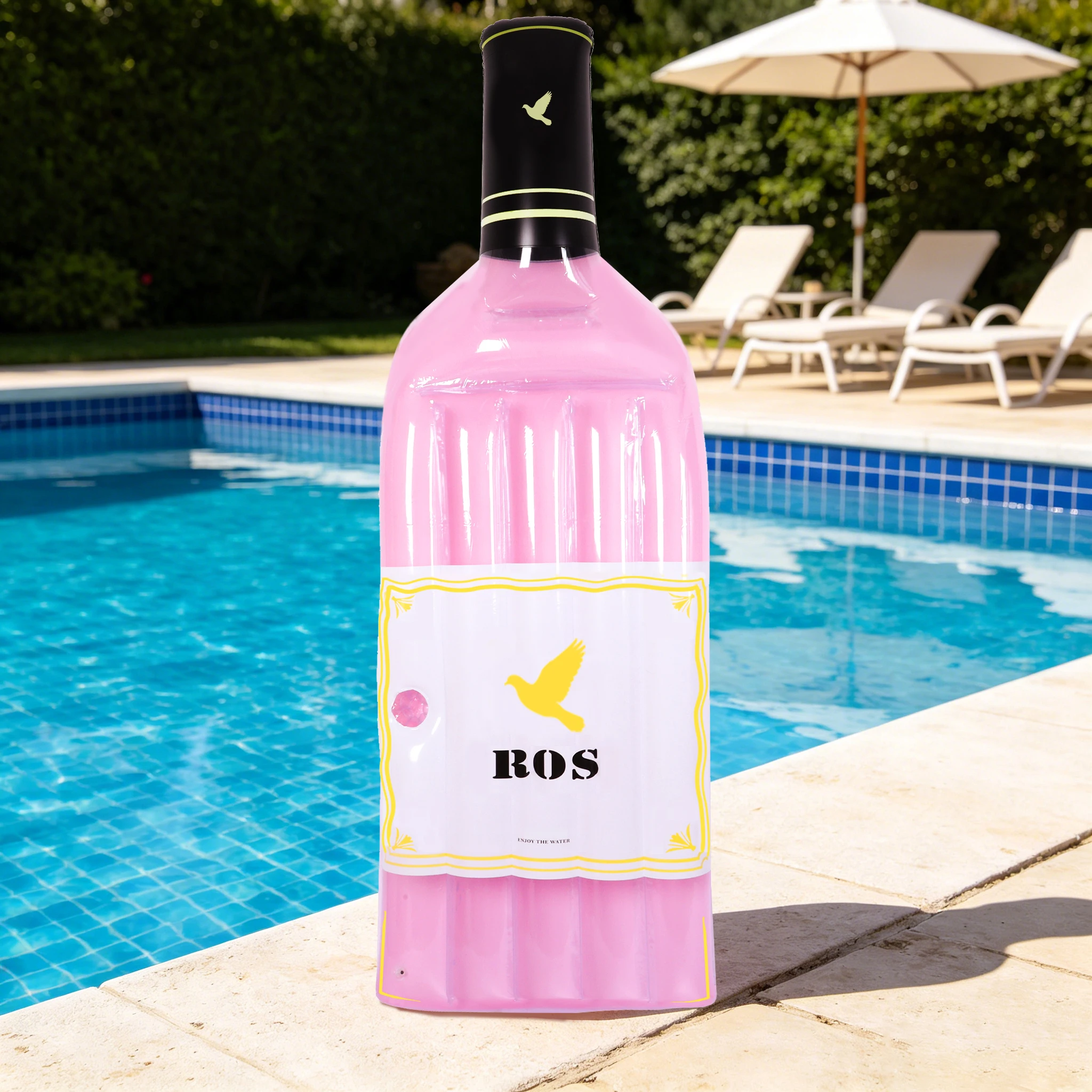 Pink Inflatable Wine Bottle Fl - Fitted Sheet Deep 评论和价格