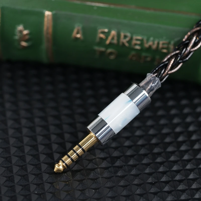 GY HiFi-195 Snail Man، الكتاب الهزلي سوبر 8-Core ترقية IEM كابل 3.5/4.4 ملم / راحة 2PIN/N5005 لـ CKLVX CK2V IEM 1DD + 4BA #2