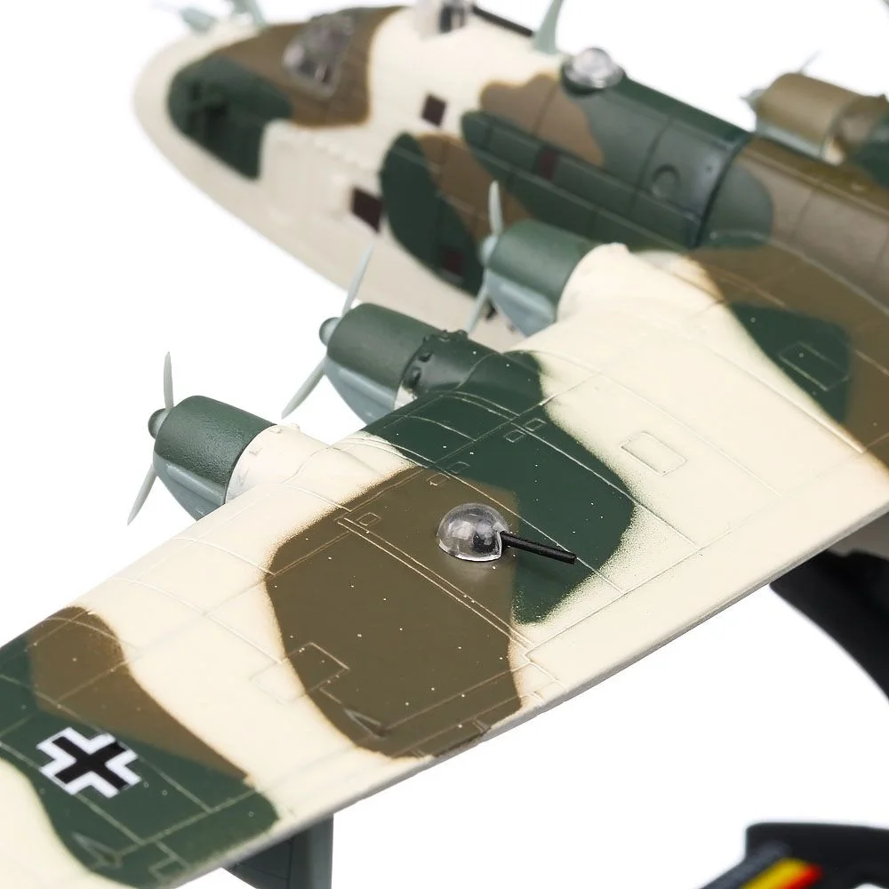 Luppa, طائرة Blohm & Voss BV 222 Wiking 1941 ألمانيا, مقياس 1:200, Diecast مصغر, مجموعة طائرات الحرب العالمية الثانية بدون مجلة, قاعدة تعريف, تغليف نفطة تالف وبدون بطاقة خلفية