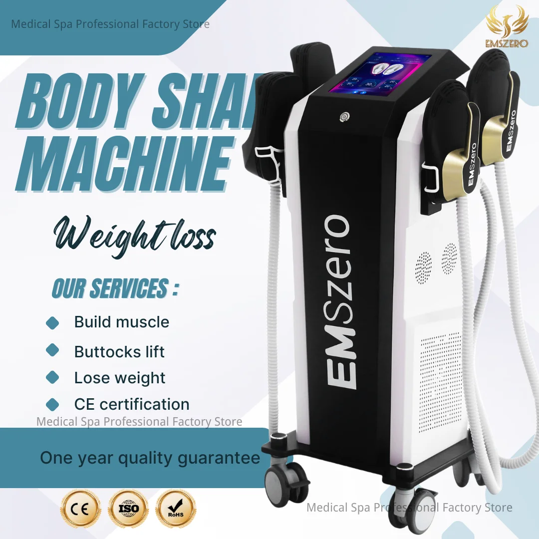 

HIEMT EMSZERO RF High Intensity EVibration Pulse Electromagnetic Body Shaping Professional Muscle Growth And Fat Burning Machin