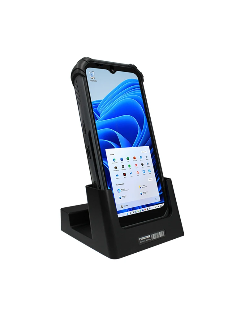6.5-inch Windows 11 Handheld Terminal 4G LTE 8GB/256GB Handheld Computer with Docking Station - Rugged PDA Tablet PC