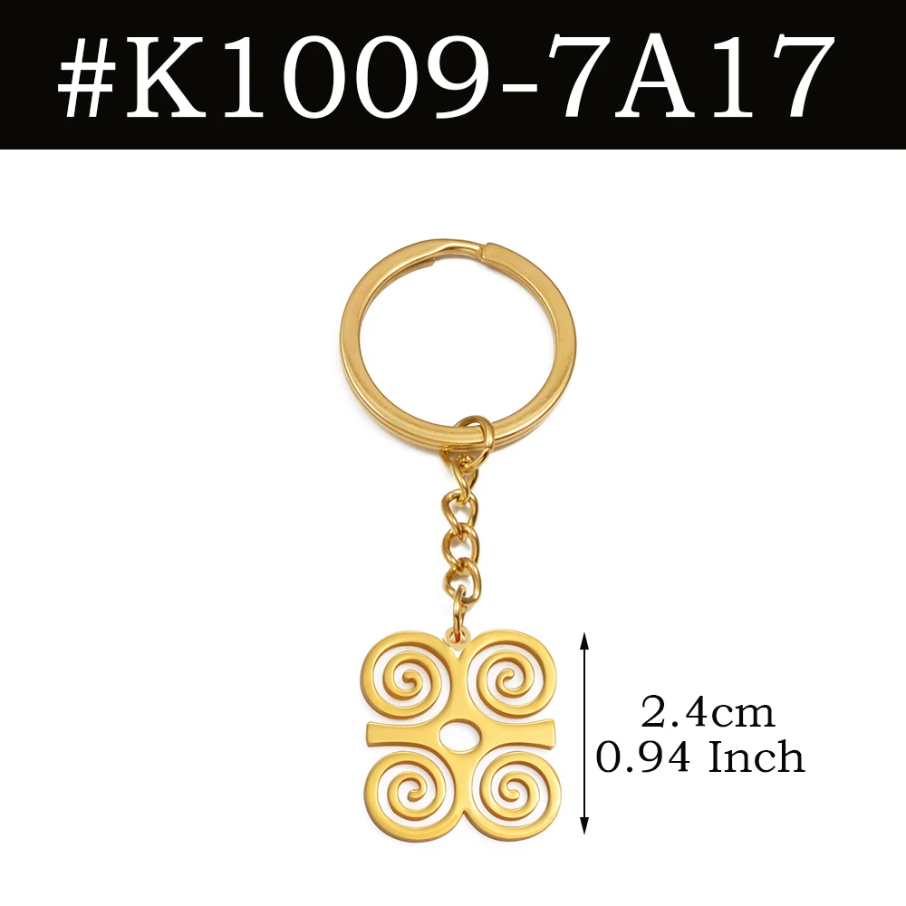 خريطة أفريقيا رموز أندانكرا المفاتيح الراهب عنخ سانكوفا سلسلة مفاتيح المجوهرات التقليدية البربرز المغرب الجزائر كيرينغ # K1008