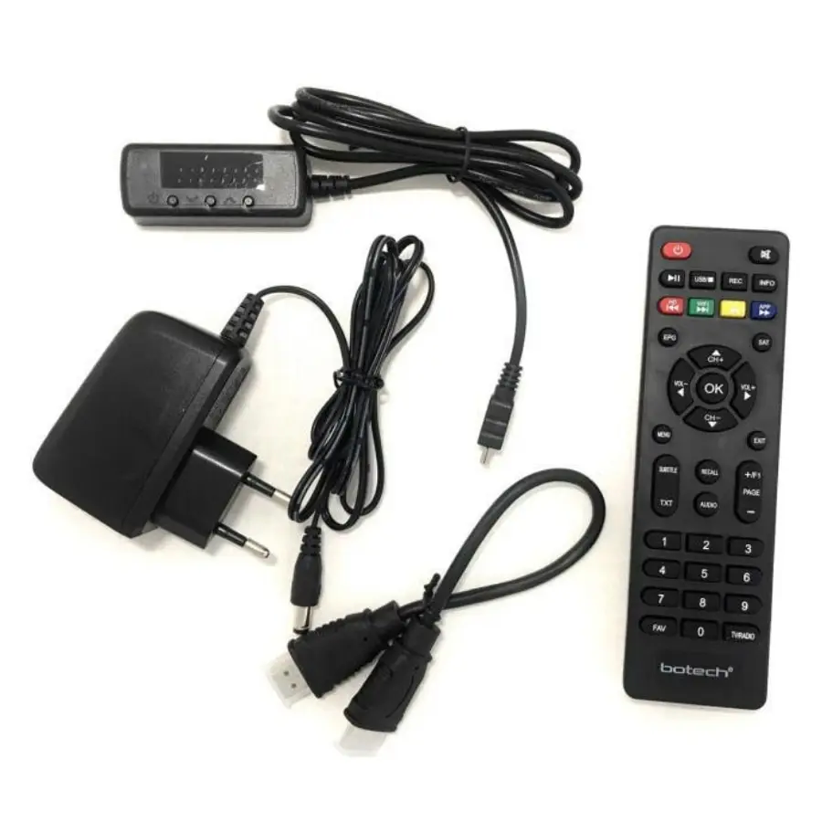 Botech Piko 701 Full Hd Mini Satellite Receiver Funcam 1 year HDMI USB 2.0 Port DVB-S /DVB-S2Compatible PAL/NTSC Funcam Server