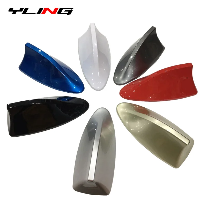 Car Shark Fin Antenna Cover Base Replacement Radio Signal Aerials Roof Exterior Accessories Decoration