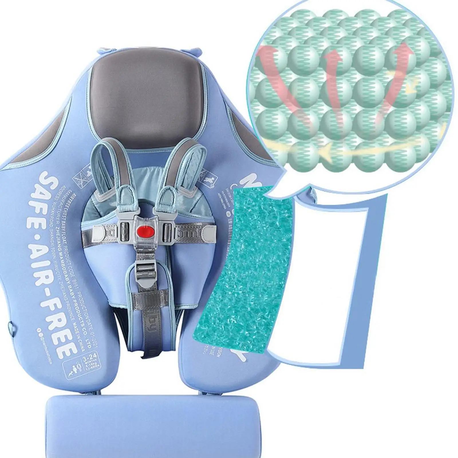 Baby Schwimmring Aufblasbarer Schwimmring mit Sonnenschirm Kinder Schwimmring Säuglingspool Float Sommer Pool Strand Wasserspielzeug