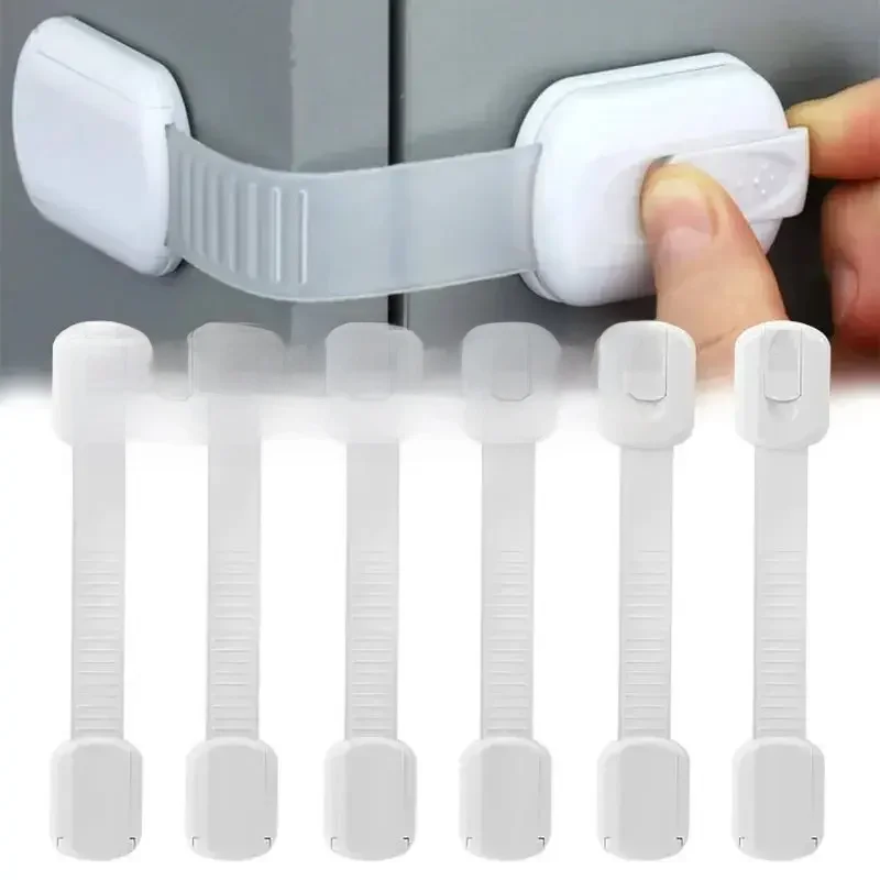 Child Safety Cabinet Lock Baby Proof Security Protector Drawer Door Cabinet Lock Plastic Protection Kids Safety Door Lock