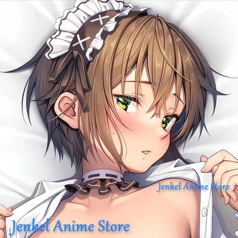 Imagem -02 - Dakimakura-life Size Capa de Travesseiro Corporal Impressão Dupla Face Jovem Menino Roupas Femininas Fronha Anime