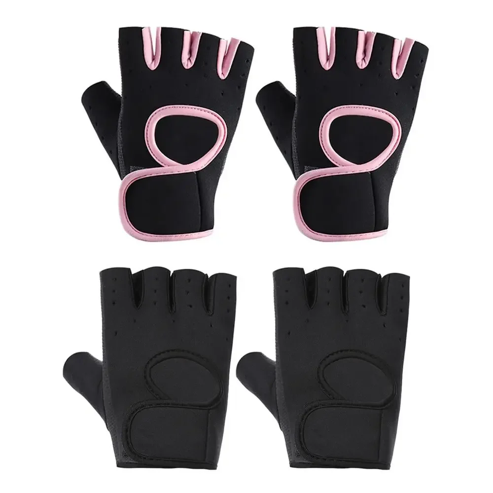Vrouwen Mannen Fitness Gym Handschoenen Gewichtheffen Handschoenen Half Vinger Ademende Antislip Gel Pad Bodybuilding Training Dumbbells Handschoenen - afbeelding 2