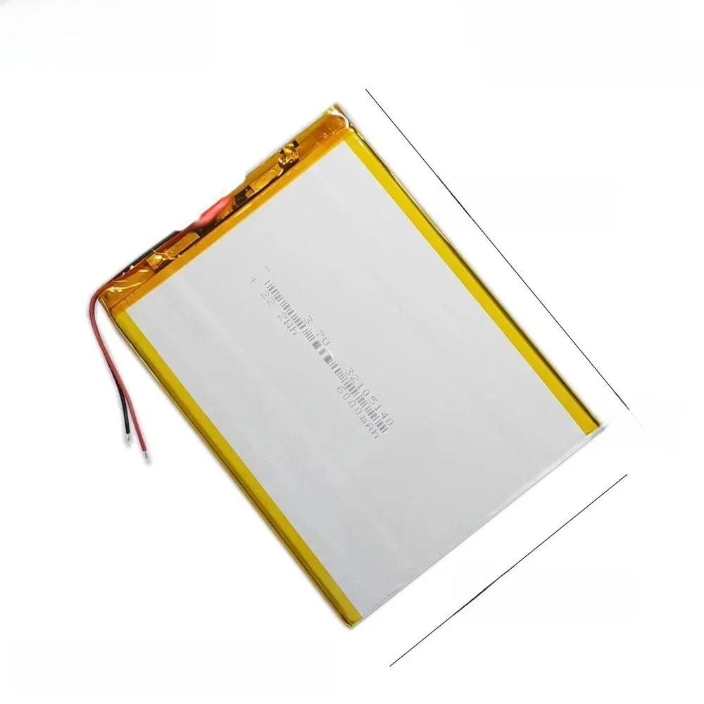 6000mAh 3.7V Li polymer For Tablet battery Laptop Notebook Tablet PC 32105140 30120140 30110140 30123147 40105140