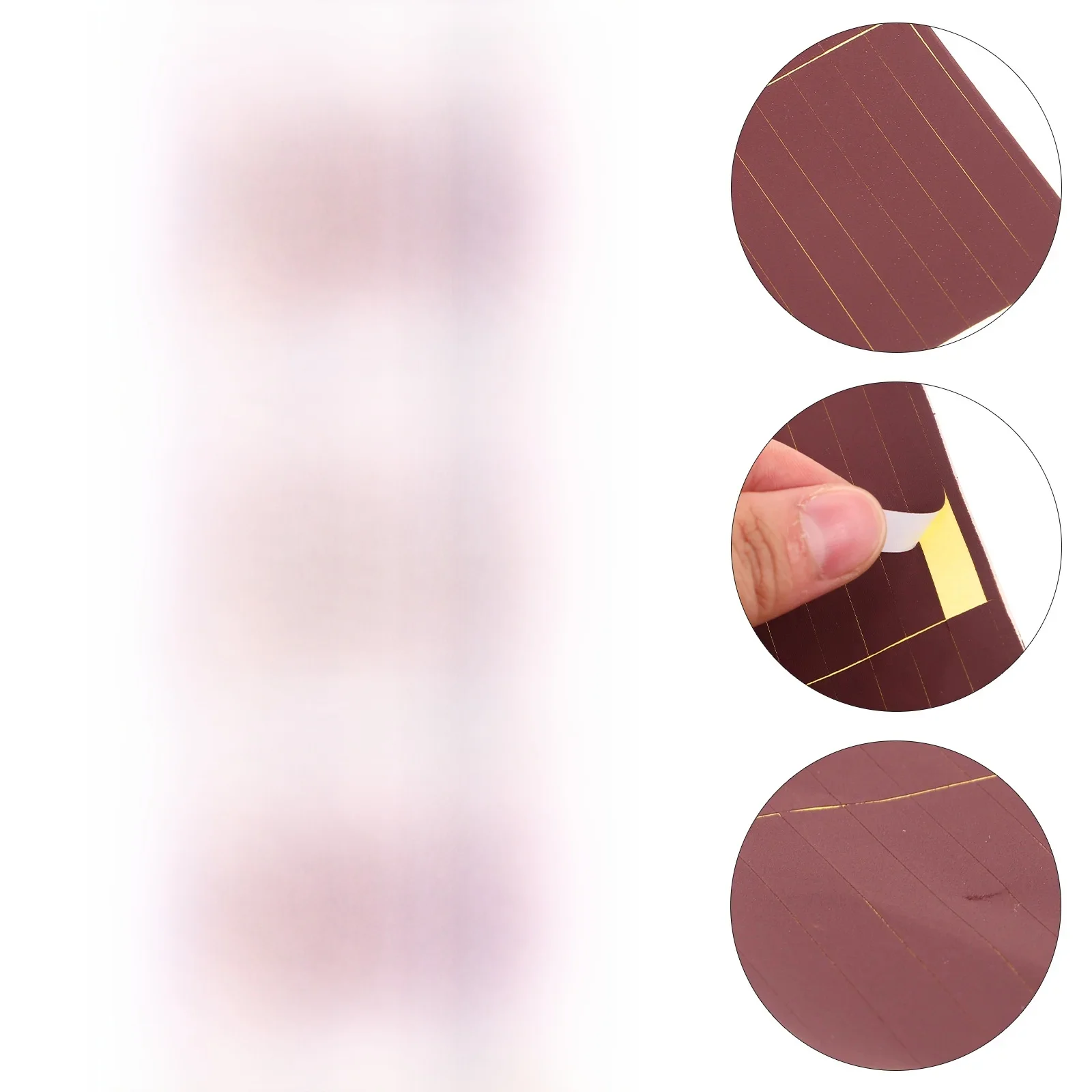 Papier assorti frotter le phosphore, fournitures adhésives, classeurs, autocollants, Striker, bandes en vrac, manuel