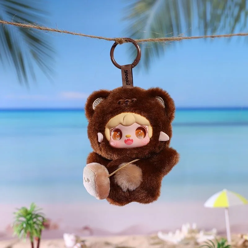 

2026 Oxygen yooki New Bite Bear Trendy Blind Box Vinyl Doll Bag Pendant Plush Doll Elegant and Generous Yet Cute