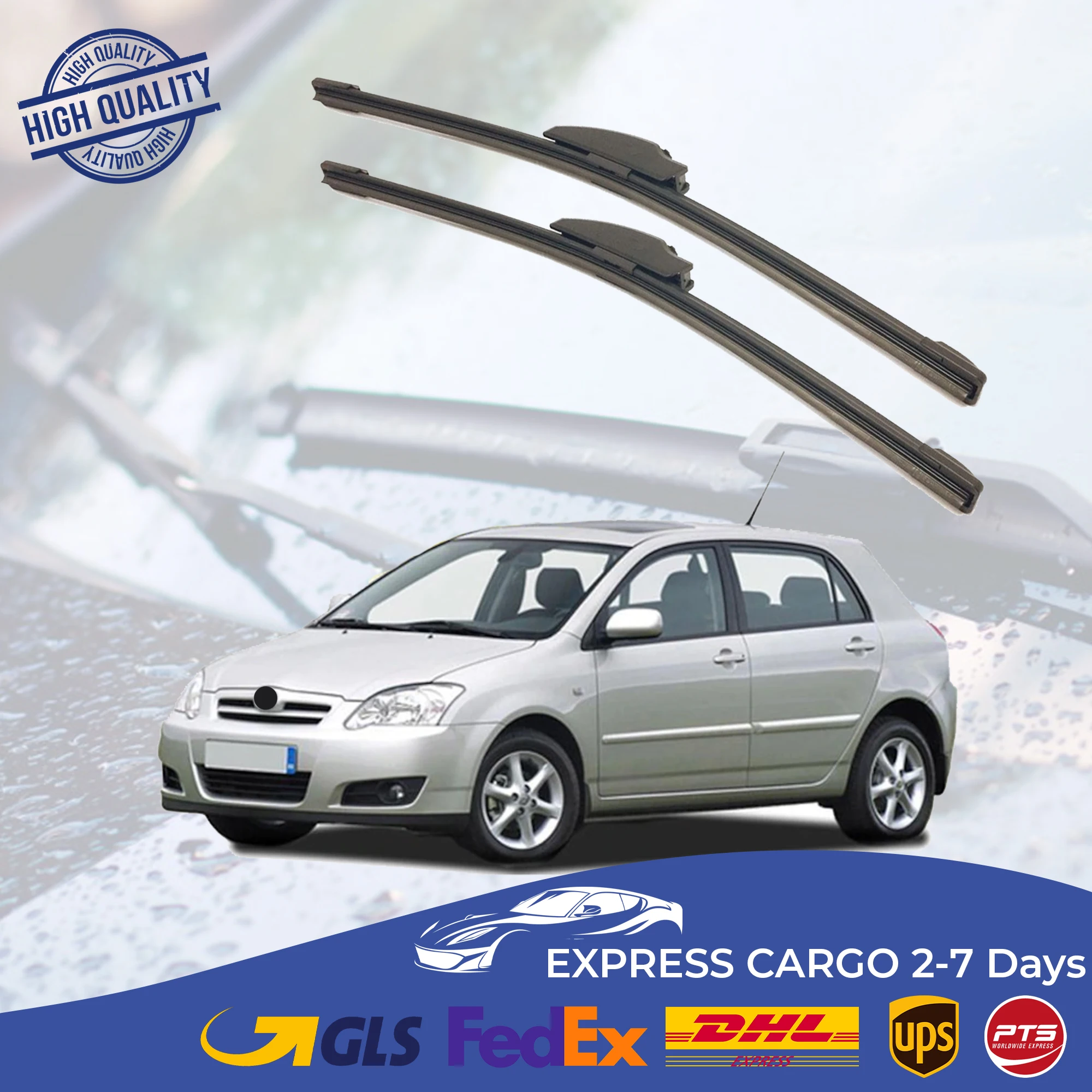 

Car Wiper Blade For Toyota Corolla HB 2002 2003 2004 2005 2006 Auto Windscreen Windshield Wipers Blades Window Wash Front