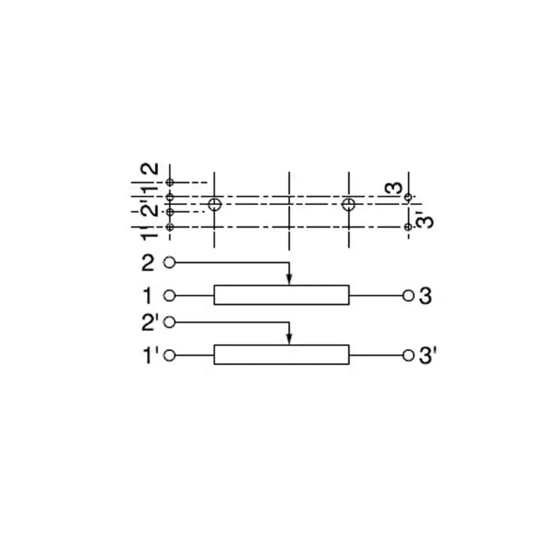 Imagem -04 - Misturador Duplo A10k Soundcrafts Fader Original Canais 75 cm 75 mm Potenciômetro A10kx2 A20k B20k B50k Pcs