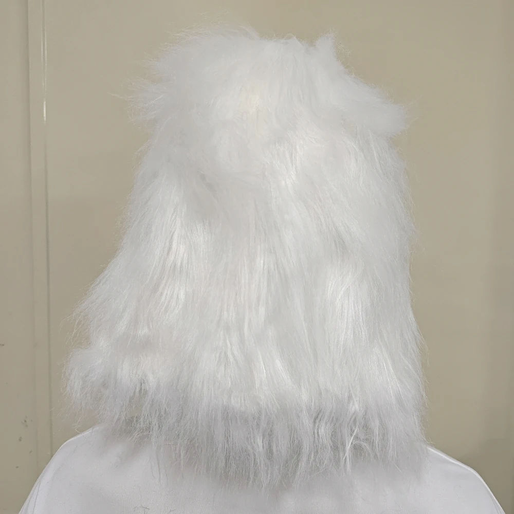 Maschera di aquila bianca Maschera a testa intera per animali adorabili Festa di carnevale di Halloween Accessori per costumi cosplay per spettacoli teatrali