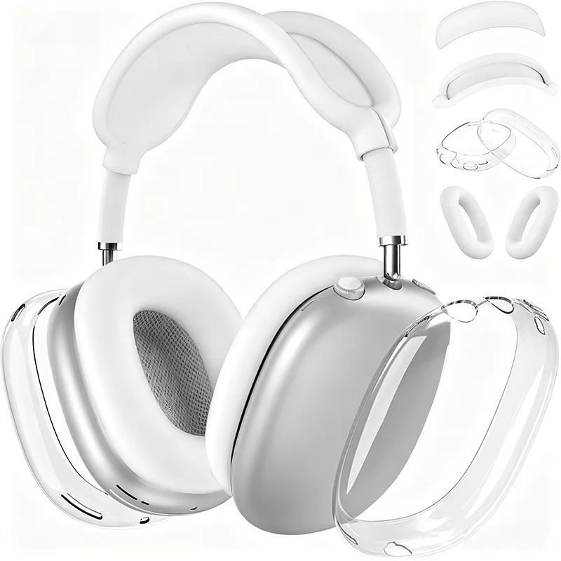 Coque de protection portable en TPU de haute qualité, étanche et anti-rayures pour casque AirPods Max, plusieurs couleurs, accessoires