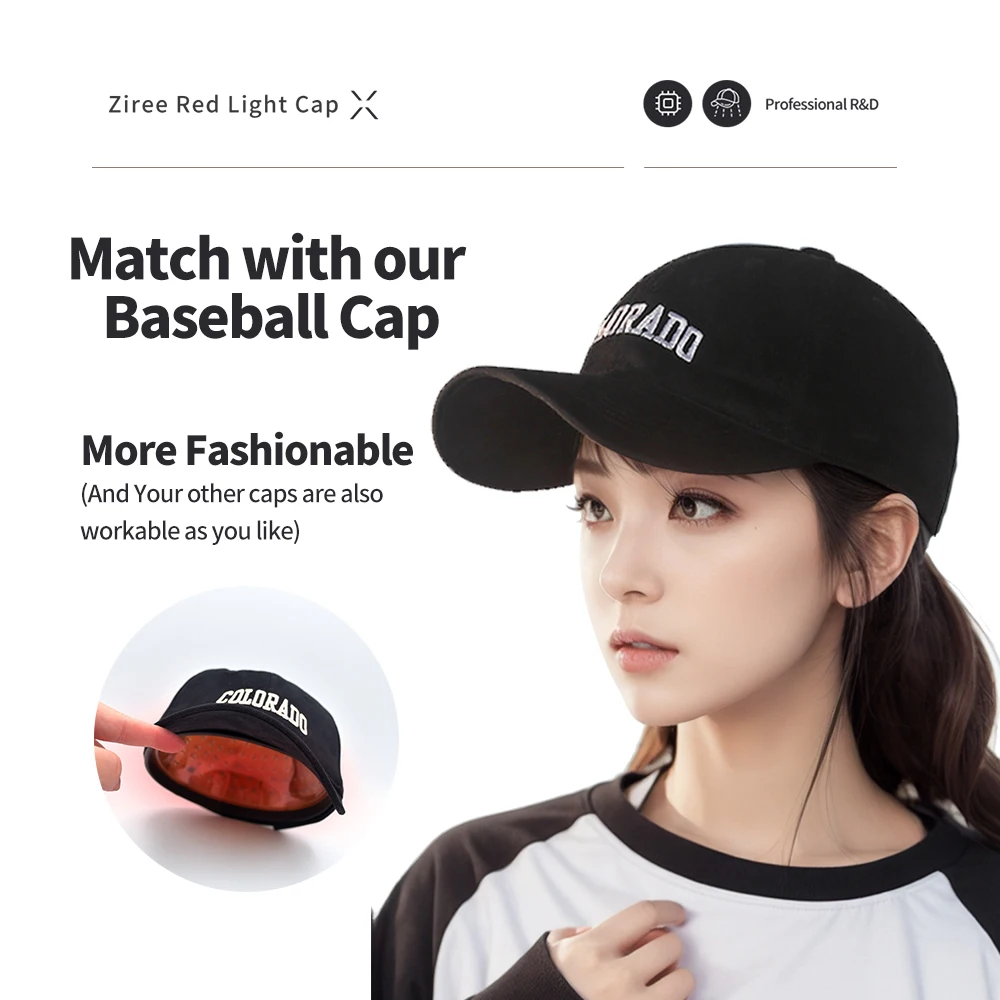 

94 LLLT Laser Diodes Hair Growth Cap – Red Light Helmet for Hair Regrowth, Stop Hair Loss, Thicker Fuller Hair