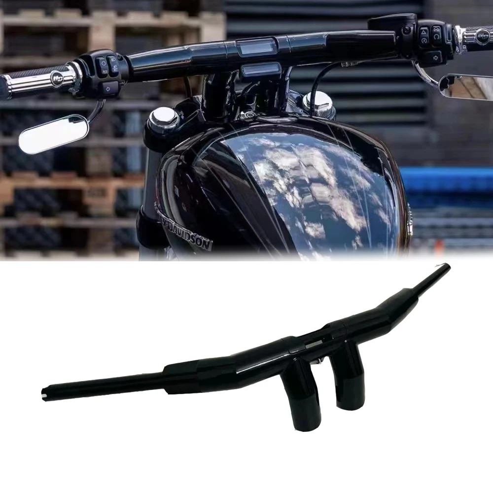 Motorcycle Custom 2-inch T Handlebar for Harley  Softail Breakout Street Bob Steering Wheel