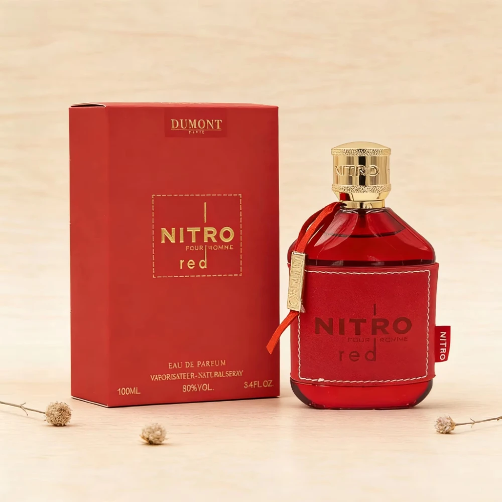 

Dumont Nitro Red Men's Perfume - Rich Amber & Bergamot Notes, Ideal Gift for Any Occasion