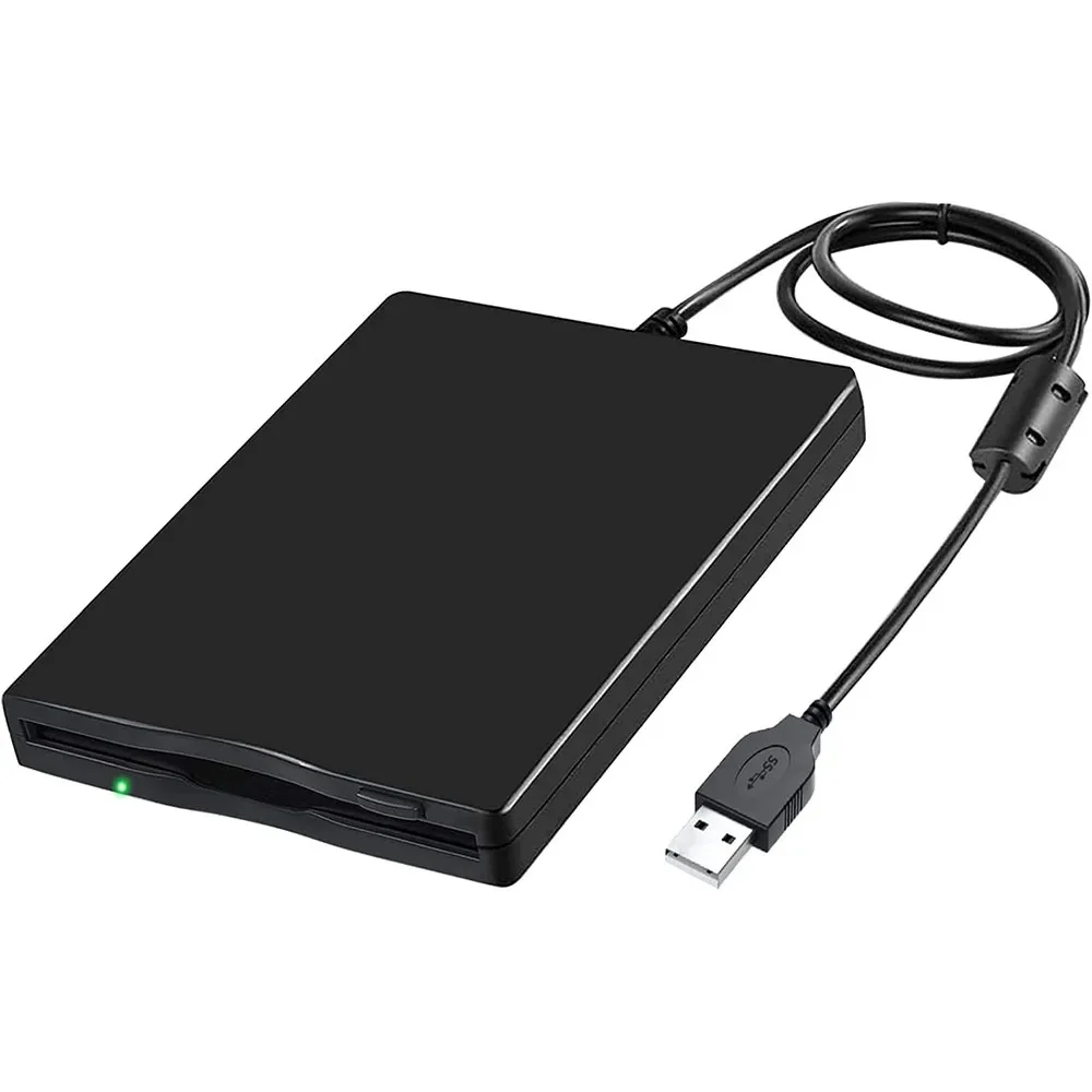 USB Floppy Disk Reader Drive 3.5 "Externe Draagbare 1.44 MB FDD Diskette Drive voor Mac Windows 10/7/8/XP/Vista PC Laptop Desktop - afbeelding 2