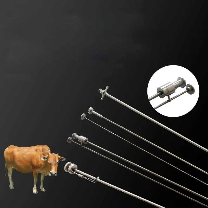 Pistolet do sztucznego inseminacji dla bydła Krowa mleczna Uniwersalny klips Typ Sprzęt rolniczy Nasienie 0,25 ml 0,5 ml A.I.Instrument weterynaryjny — zdjęcie 2
