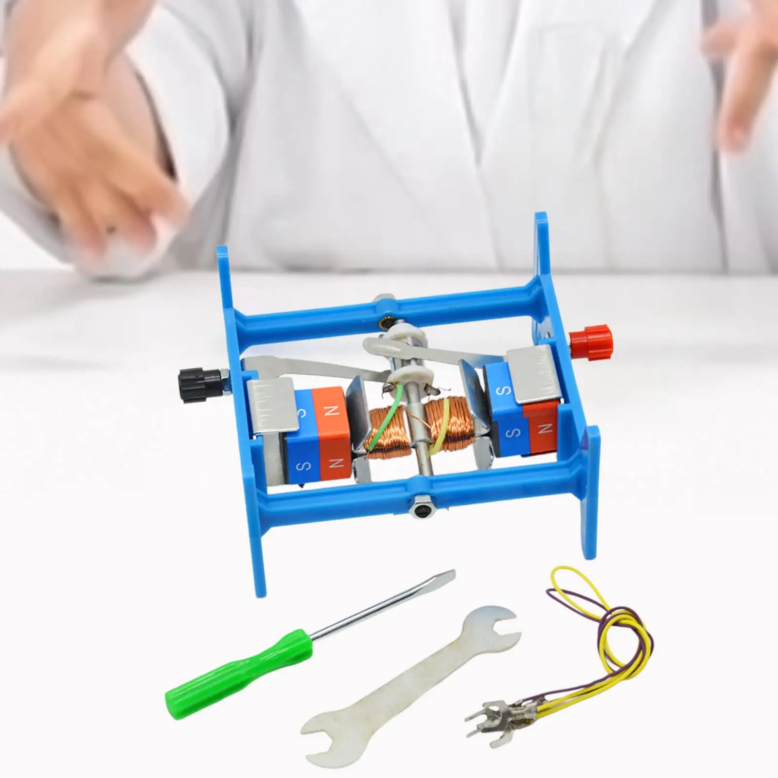 Kids Electricity Electric Motor Learning Physics Experiment Developing Intelligent Crafts Lab Learning for Teens DIY Projects
