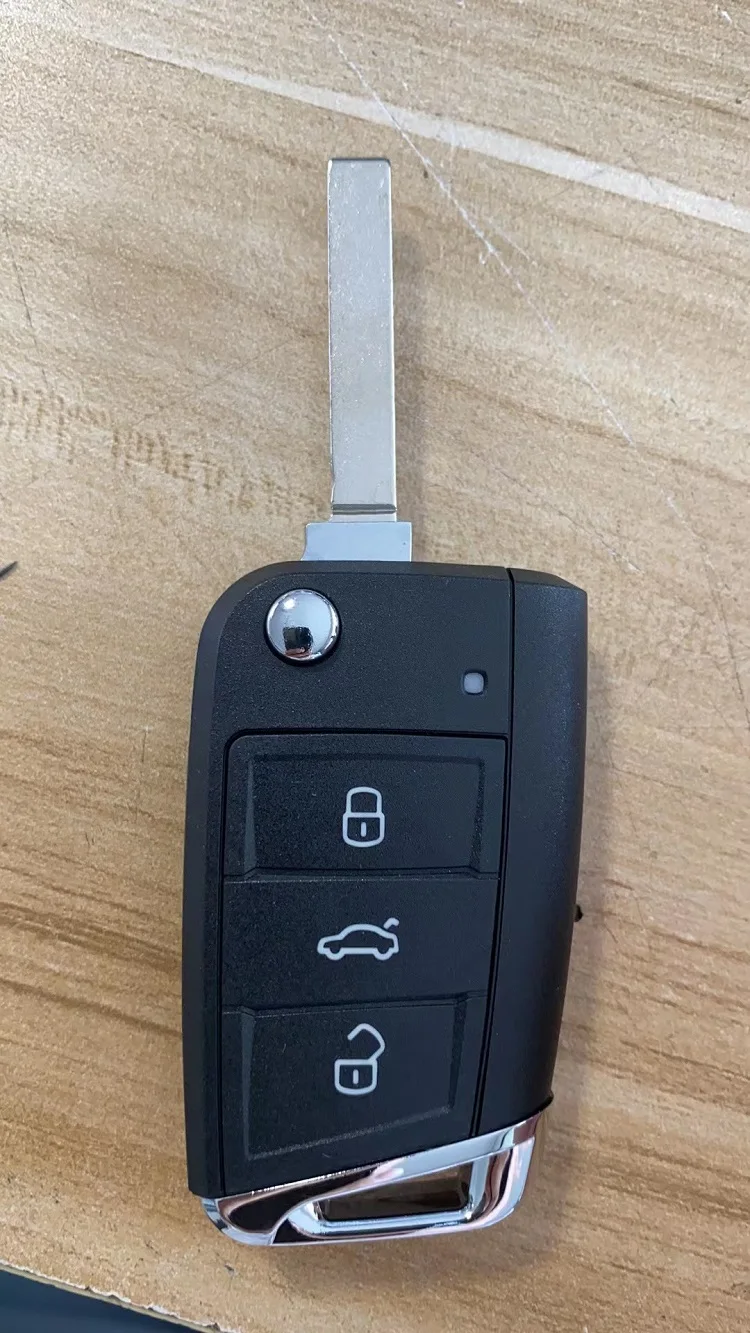 CN001068 Aftermarket MQB For Volkswagen Golf Touran POLO ETC 3 Button Flip Key Remote FCCID 5G0 959 752 BA