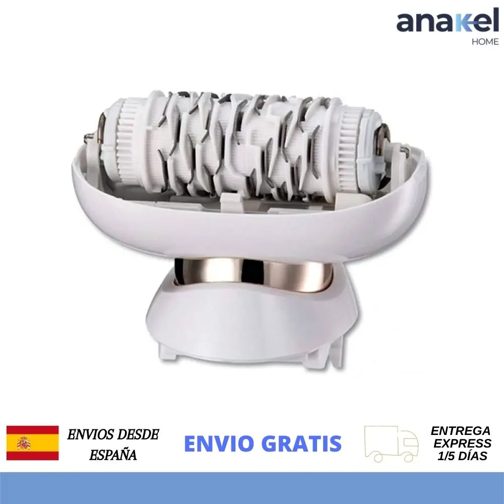 Braun, Cabezal de depiladora, Flex 9 en 1, Silképil 9 Flex, Accesorio de máquinas para depilar, Original, 40 pinzas, Fácil de usar, Piel Suave, Acuático